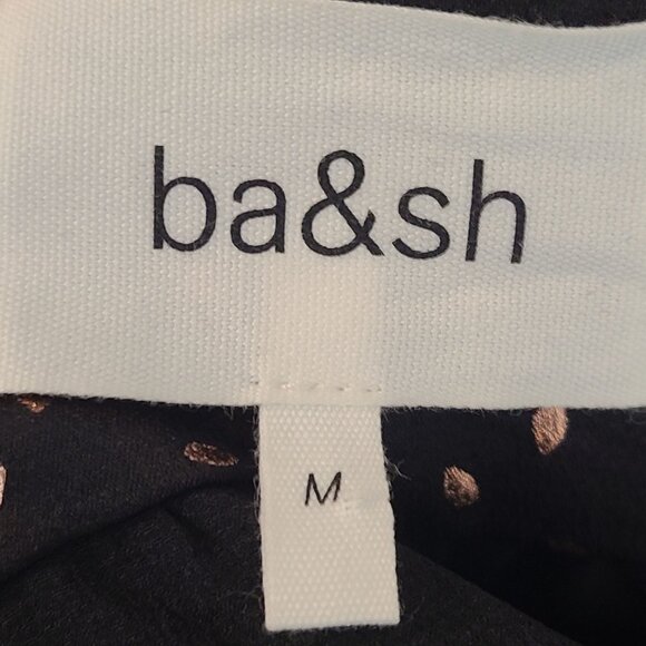 Ba&sh Women's Long Sleeve Button Up Top Black Size M - Picture 8 of 10